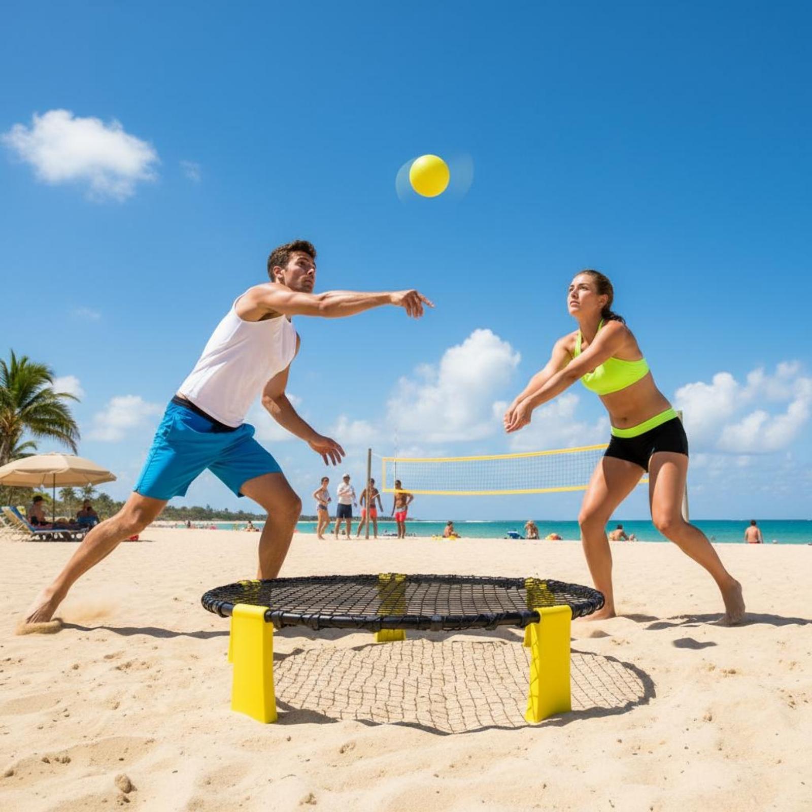 Надувной волейбольный трениров – обзор и цена Sports Equipment With A